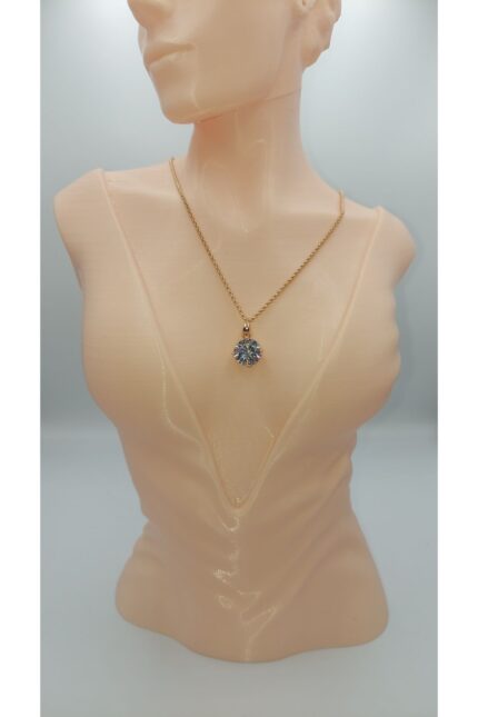 Xupıng Altın Renk Çelik Kolye