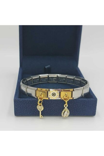 Çelik İtalyan Charm Bileklik