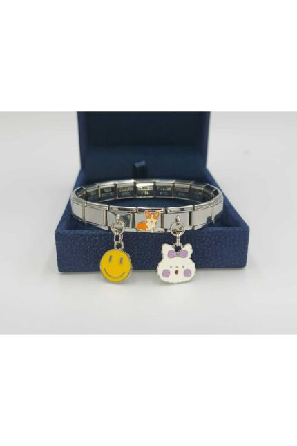 Çelik İtalyan Charm Bileklik