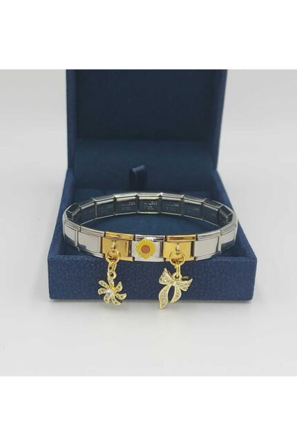 Çelik İtalyan Charm Bileklik