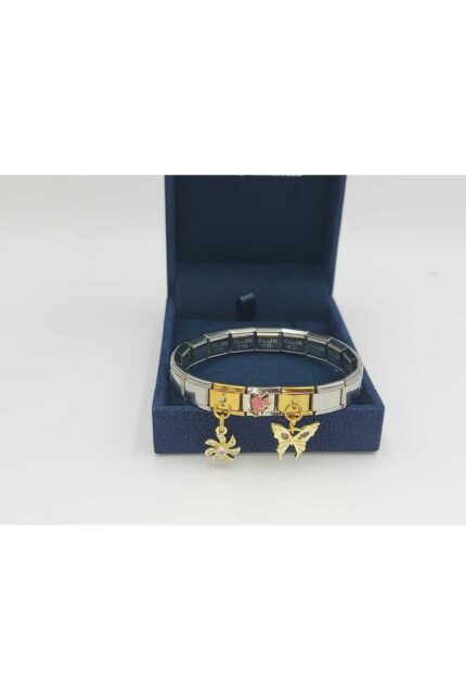 Çelik İtalyan Charm Bileklik