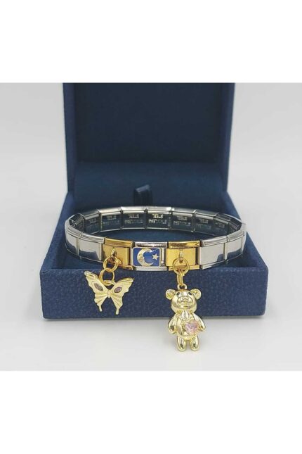 Çelik İtalyan Charm Bileklik