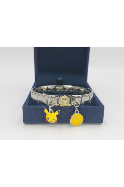 Çelik İtalyan Charm Bileklik