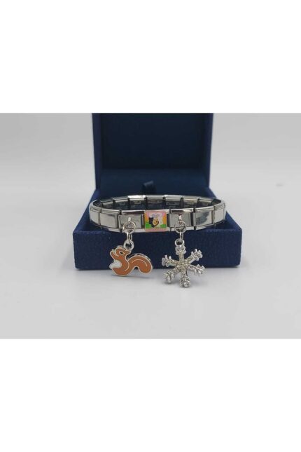 Çelik İtalyan Charm Bileklik