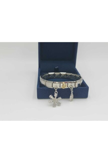 Çelik İtalyan Charm Bileklik